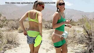 halle von, dakota james, and alex chance in steamy pov action