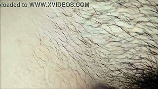 Pov Hairy Pussy of My Stepdaughter Moaning in Creampie