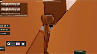 Roblox Whore Engages In Gangbang With Multiple Partners In Intense 3some Game