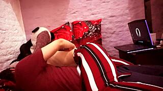 Love passion and very strong and hot anal sex with latina redhead big ass pov