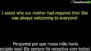 Yo, check the real bathroom convo with this Brazilian teen's wild anal story subtitled!