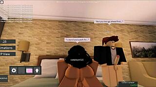 Roblox Whore Engages In Gangbang With Multiple Partners In Intense 3some Game