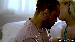 Lola Fae seduces Donny Sins, riding his fat dick hard