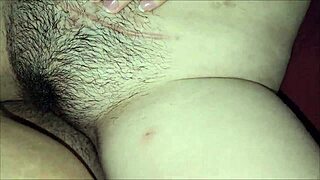 Pov Hairy Pussy of My Stepdaughter Moaning in Creampie