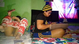 I Masturbate While Stepsister Does Homework