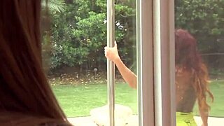 Asian lesbian girls kissing and touching in the bathtub pool with tattoos