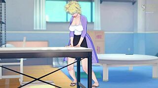 Mitsuki bakugo as a housewife in anime hentai