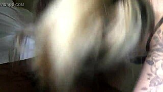 gagging hard on master's big black cock while he takes control