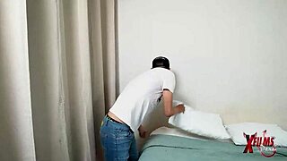 Homemade blonde teen with natural tits gets drilled hard by friend’s huge cock