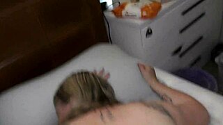 Watch kiwi milf get hauled onto master's cock hard and long, ending with cumshot and guzzling!