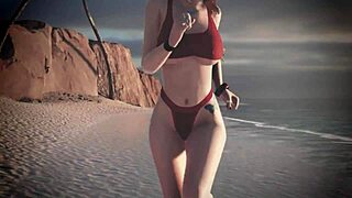 public pleasures with black cock assfucking on the beach