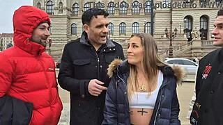 Fake pool party with Silvia Dellai in intense 3-on-1 double anal and cum swallowing 😈