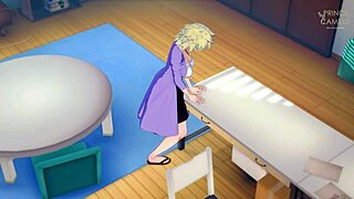 Mitsuki bakugo as a housewife in anime hentai