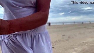 Busty Stranger Milf Makes Me Cum Outdoors in Public