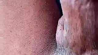 Black Monster Cock Stroking Hard in Solo Session. Intense Masturbation Action.