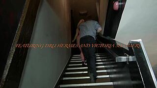 Corrupted By Dru Vs Blonde Hot Bimbo Stripper In Clothes Ripped Tease