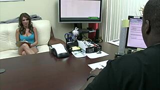 a big hard cock satisfies hot victoria lawson