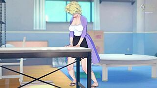 Mitsuki bakugo as a housewife in anime hentai