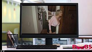 I’m overwhelmed as stepson drills my big boobs so hard!