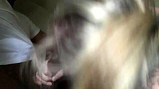 gagging hard on master's big black cock while he takes control