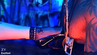 Heel Play And Foot Domination With Spitting