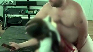 My step daughter’s in a naughty college girl outfit looking so hot