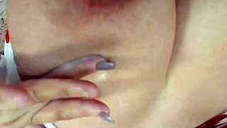 hey, wanna see this naughty english nurse give a tit wank?