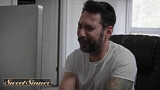 Sweet Sinner - Petite 18+ Milf Rides Hard Cock with Wet Pussy