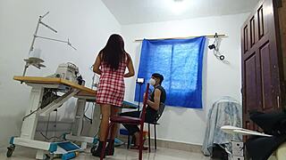 Whore calls boyfriend to screw at work, even bangs the boss! 😳