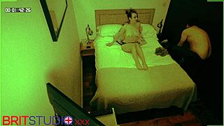 Blonde couple's homemade doggystyle in AirBnB.