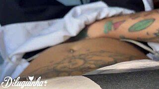 Disturbing my friend's wife during massage leads to squirting sex!