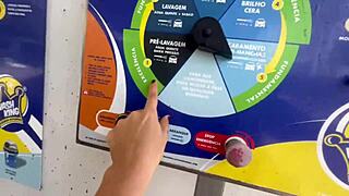 damiana brasileira flashes big ass in public europa adventure ep 1 😏