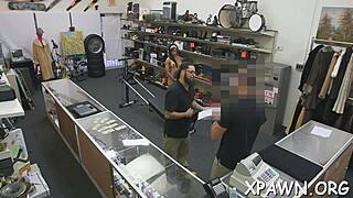 This cute slut intensely fucks with tight pussy and blowjob in hardcore amateur sex