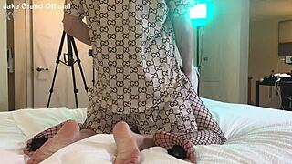 Rapper Pounds Blonde Transsexual Hard and Deep