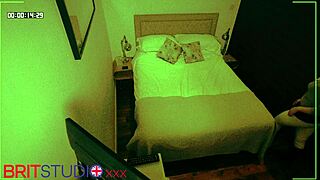 Blonde couple's homemade doggystyle in AirBnB.