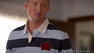 Old Hottie Drills Shemale Erica Cherry’s Butt in Wild Action