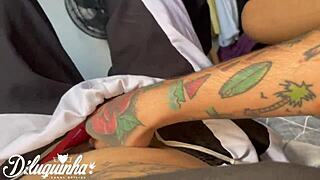 Disturbing my friend's wife during massage leads to squirting sex!