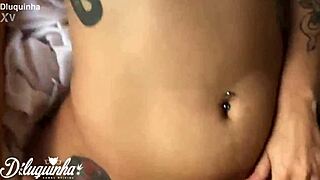 Tattooed Amateur with Natural Tits Gets Morning Orgasm from Big Cock