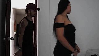 Inviting beautiful girl with big ass home