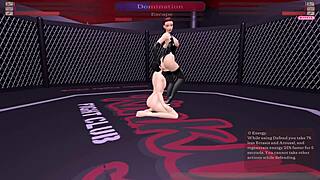 Kinky Fight Club Loser Fucked By Kat In Cowgirl