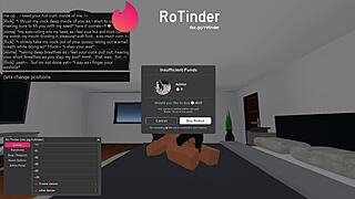 roblox slut gets fucked by big black cock in roleplay.