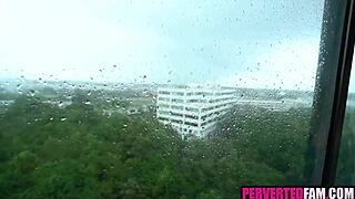 Horny Blonde Step Sister With Glasses Fucks Hairless