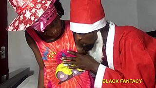 First Time Seeing Santa and He Fucks My Pussy?