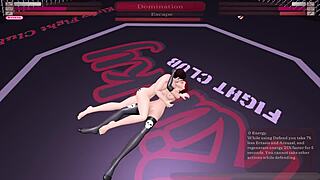 Kinky Fight Club Loser Fucked By Kat In Cowgirl