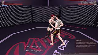 Kinky Fight Club Loser Fucked By Kat In Cowgirl