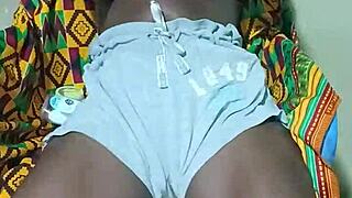 Hell yeah! That petite 18+ Ghanian bitch loves solo assfucking and tight pussy play!