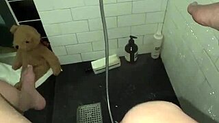 Arab Elite Saudi Teen Masturbates Tight Pussy in Shower Solo