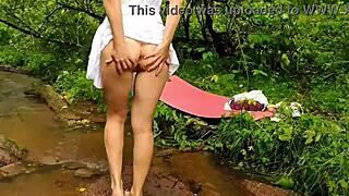 I Stood Doggystyle Outdoors Showing No Panties Under My Dress