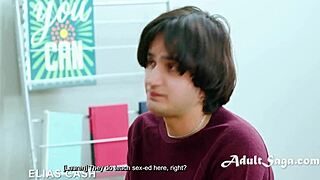 omg, can you believe stepmom Lauren Phillips jerks Elias Cash in class with Annie King?