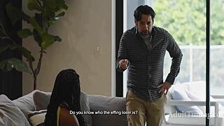 Loser Seduces And Screws Cheating Girlfriend's Step Sister